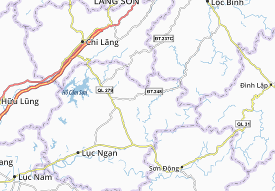 Karte Stadtplan Phong Minh