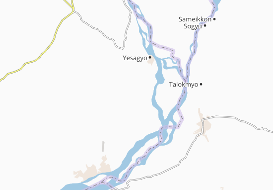 Karte Stadtplan Pakangyi