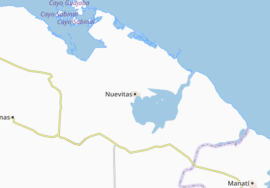 Kaart Plattegrond Nuevitas