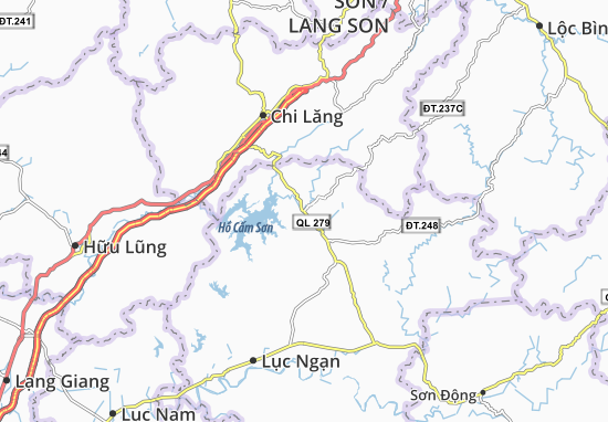 Carte-Plan Tân Sơn