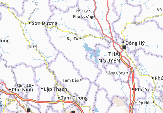 Karte Stadtplan Ký Phú