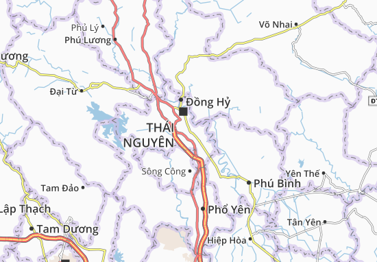 Kaart Plattegrond Phú Xá