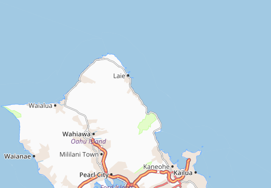 Karte Stadtplan Hauula
