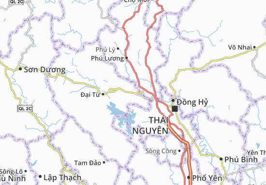 Kaart Plattegrond Cù Vân