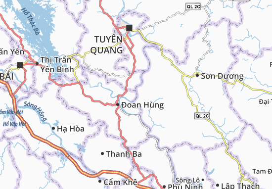 Kaart Plattegrond Chí Đám