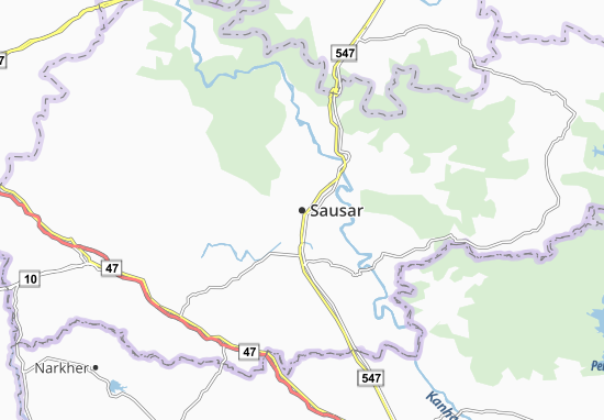 Kaart Plattegrond Sausar
