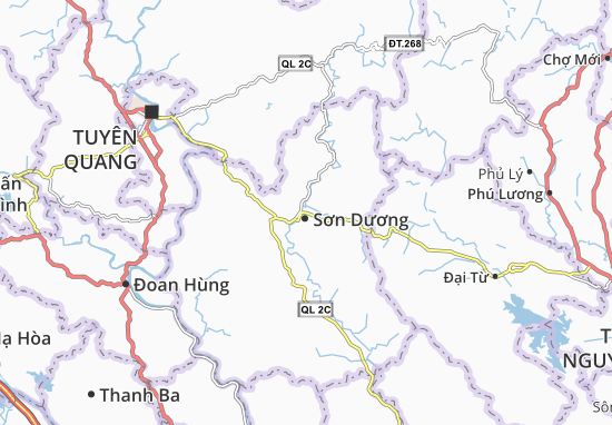 Karte Stadtplan Sơn Dương