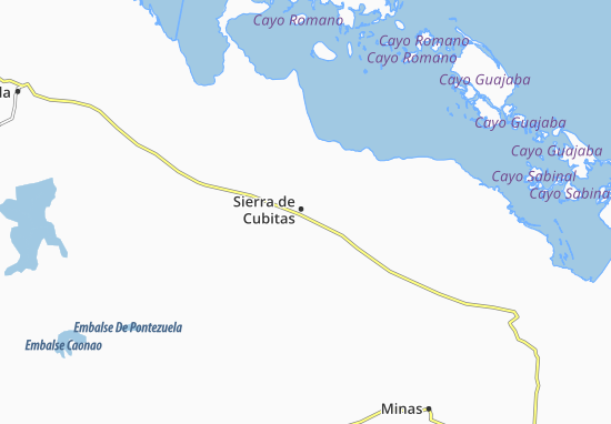 Sierra de Cubitas Map