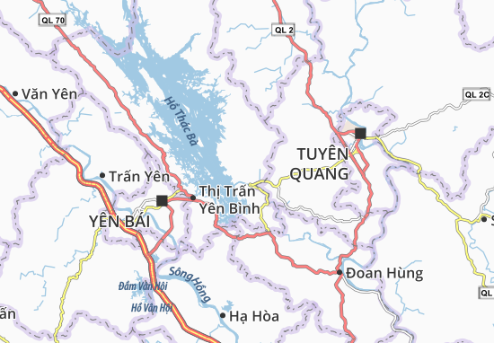 Kaart Plattegrond Vĩnh Kiên