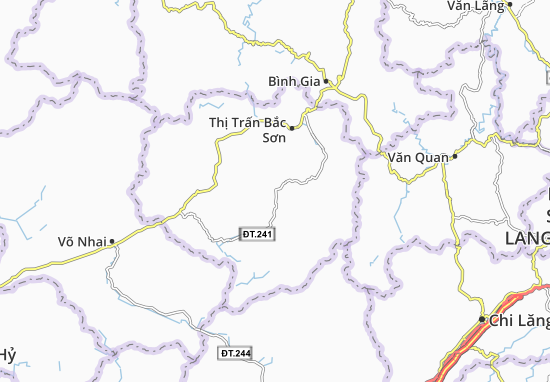 Kaart Plattegrond Vũ Lăng