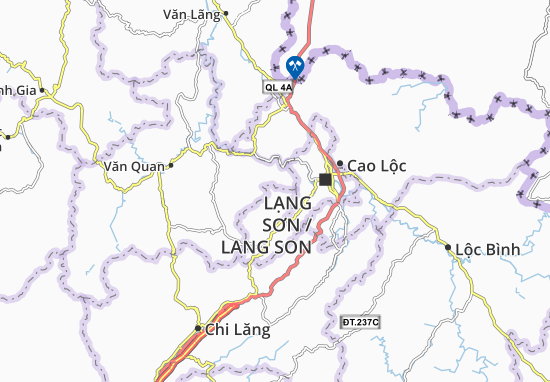 Karte Stadtplan Xuân Long