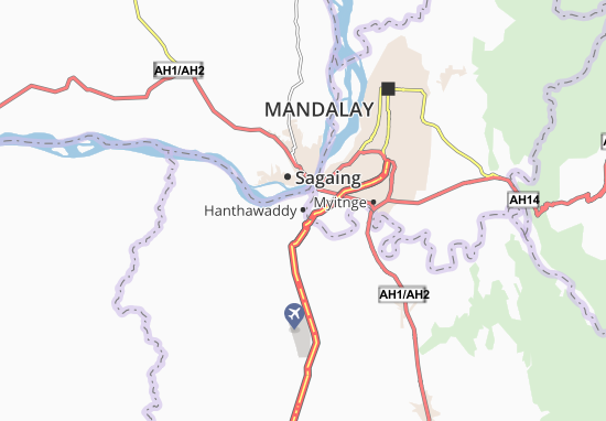 Karte Stadtplan Hanthawaddy