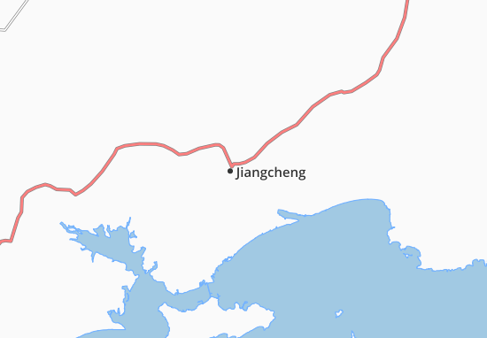 Mapa Yangjiang