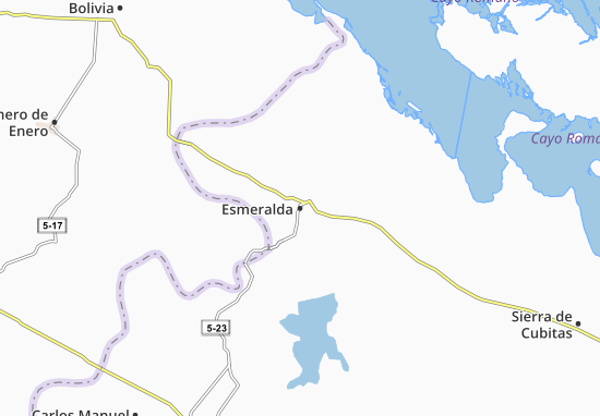 Kaart Plattegrond Esmeralda