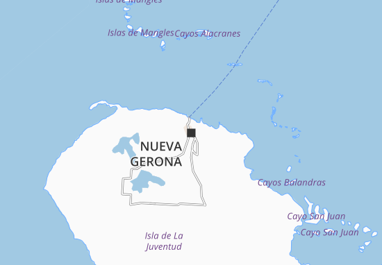 Mapa Nueva Gerona