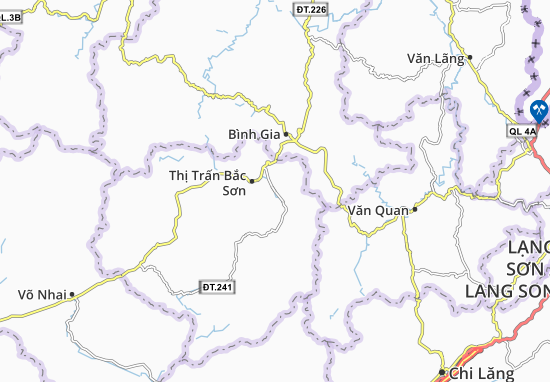 Karte Stadtplan Xã Bắc Sơn
