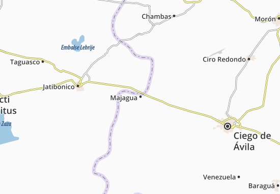 Kaart Plattegrond Majagua