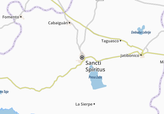 Karte Stadtplan Sancti Spíritus