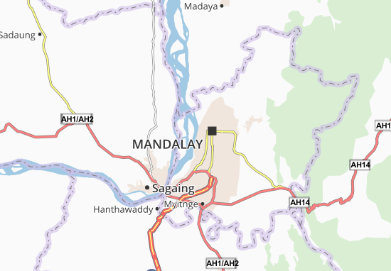 Karte Stadtplan Thanbogyun