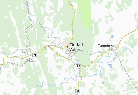 Karte Stadtplan Ciudad Valles