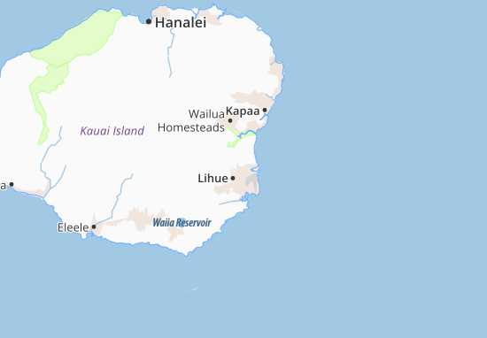 Kaart Plattegrond Hanamaulu