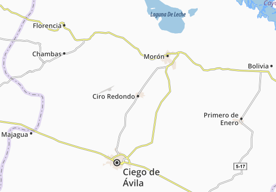 Kaart Plattegrond Ciro Redondo
