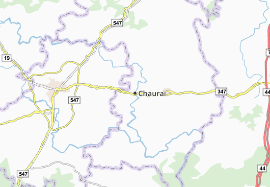 Karte Stadtplan Chaurai