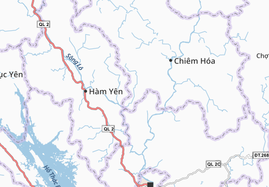 Kaart Plattegrond Yên Nguyên
