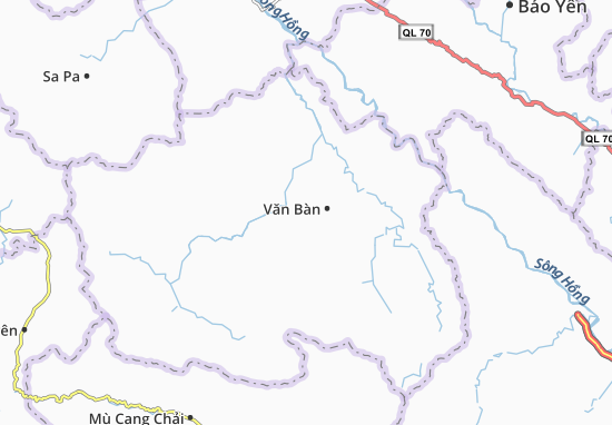 Karte Stadtplan Làng Giàng
