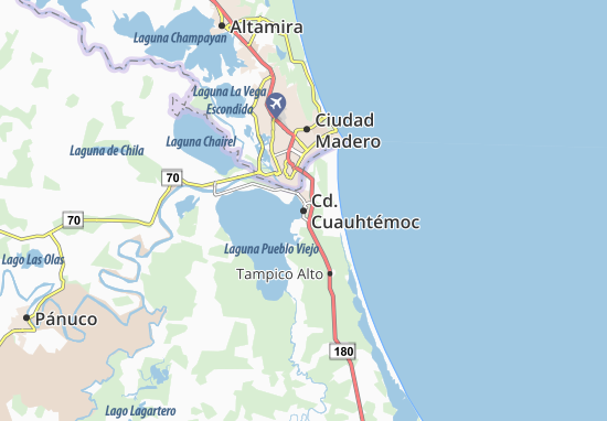 Cd. Cuauhtémoc Map