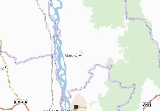 Karte Stadtplan Madaya