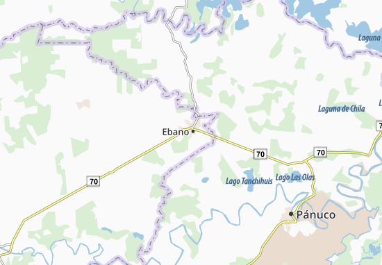 Mapa Ebano
