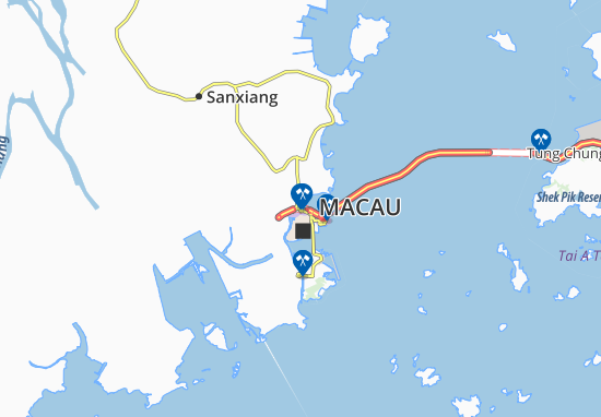 Karte Stadtplan Cidade De Macau