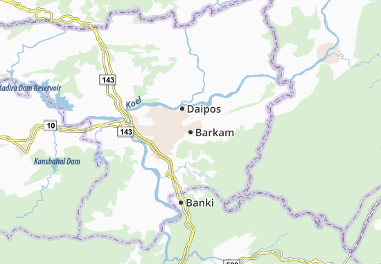 Mapa Barkam