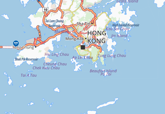 Ap Lei Chau Map