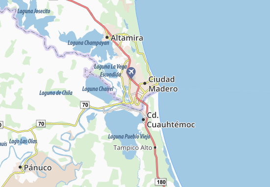 Kaart Plattegrond Tampico