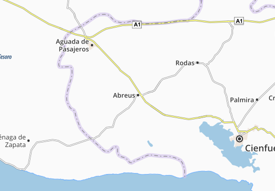 Karte Stadtplan Abreus