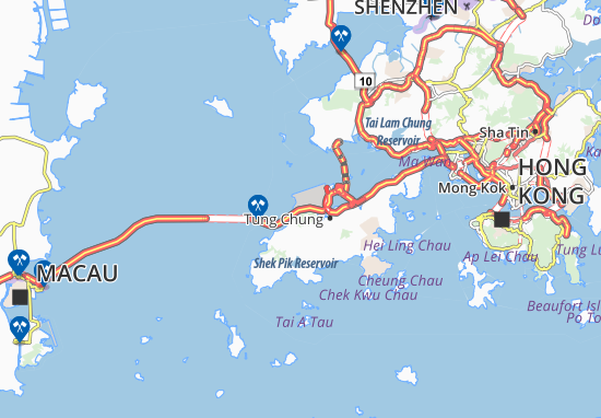 Karte Stadtplan Sha Lo Wan