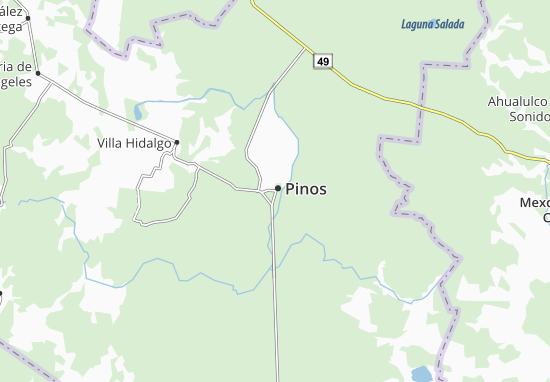 Karte Stadtplan Pinos