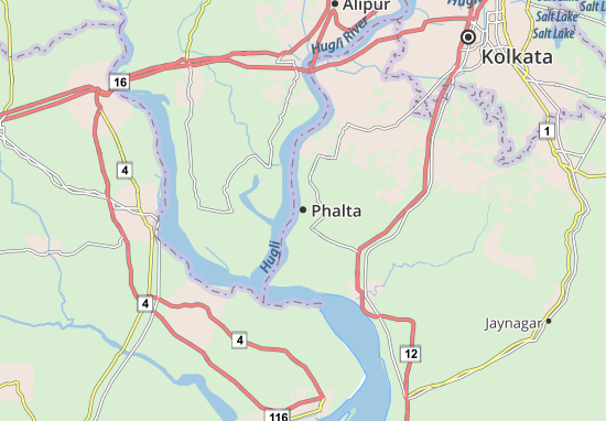 Karte Stadtplan Phalta