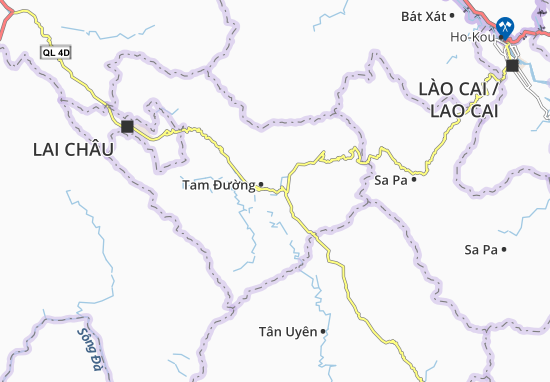 Karte Stadtplan Bình Lư