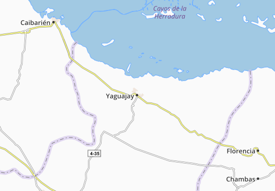 Karte Stadtplan Yaguajay