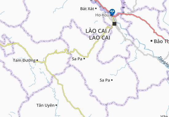 Sa Pa Map