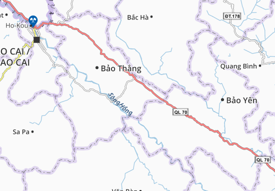 Kaart Plattegrond Trì Quang