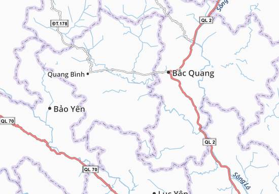 Kaart Plattegrond Yên Hà