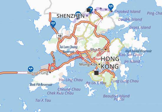 Kwai Tsing District Map