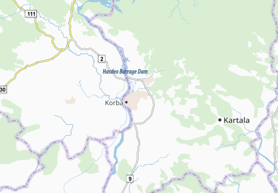 Kaart Plattegrond Kharmora