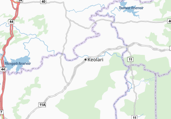 Karte Stadtplan Keolari