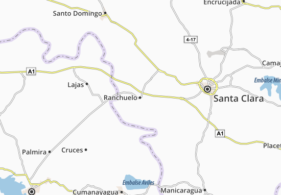 Kaart Plattegrond Ranchuelo
