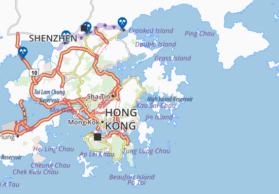 Karte Stadtplan Sai Kung